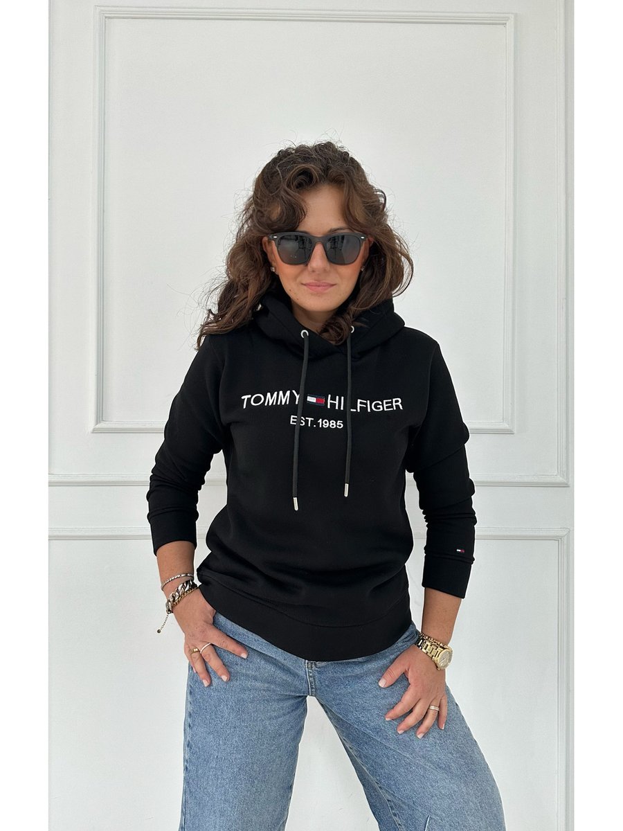 Moda Pena Siyah Sweatshirt