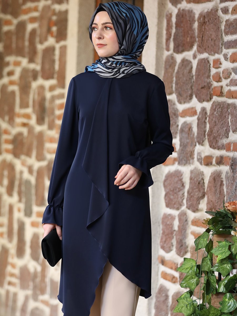 Elbenmoda Arya Nisa Tek Tunik & Lacivert