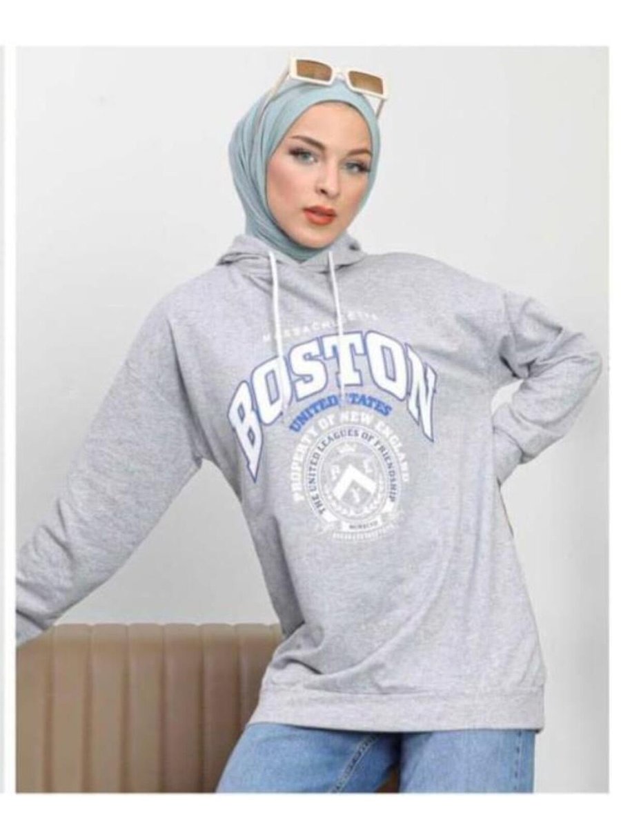 Butik Moda Boston Kapüşonlu Sweatshirt