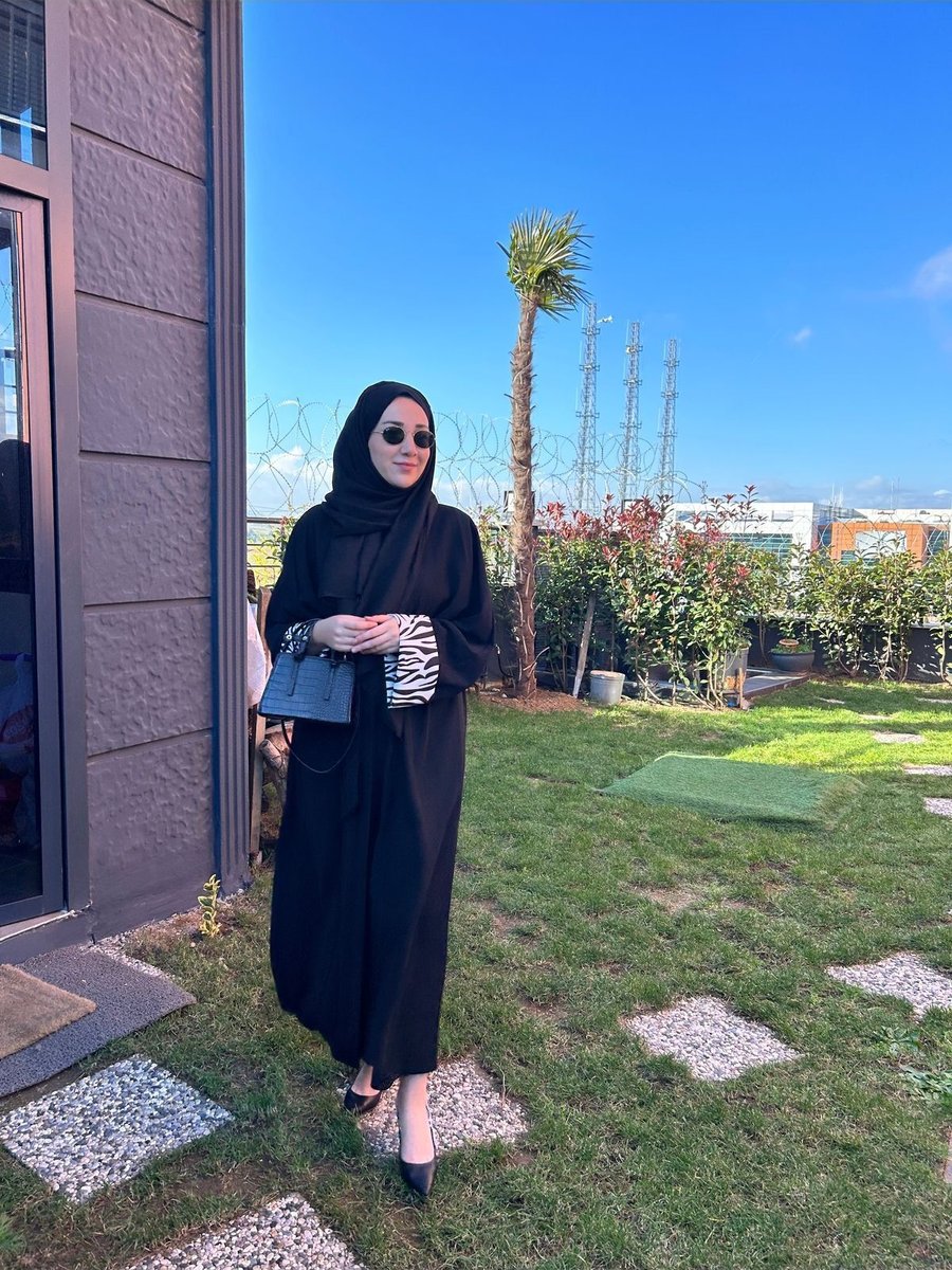 Messe Style Zebra Detaylı Abaya