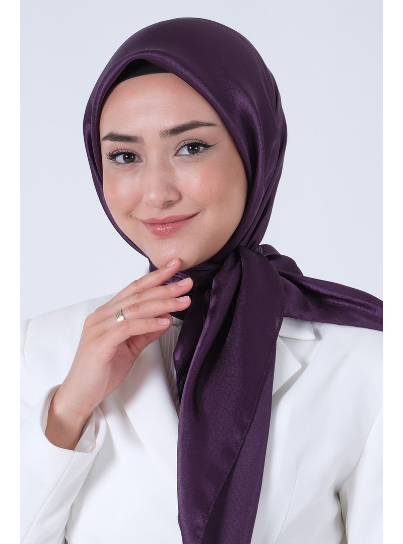 Harem Scarf Koyu Mor Janjan Eşarp