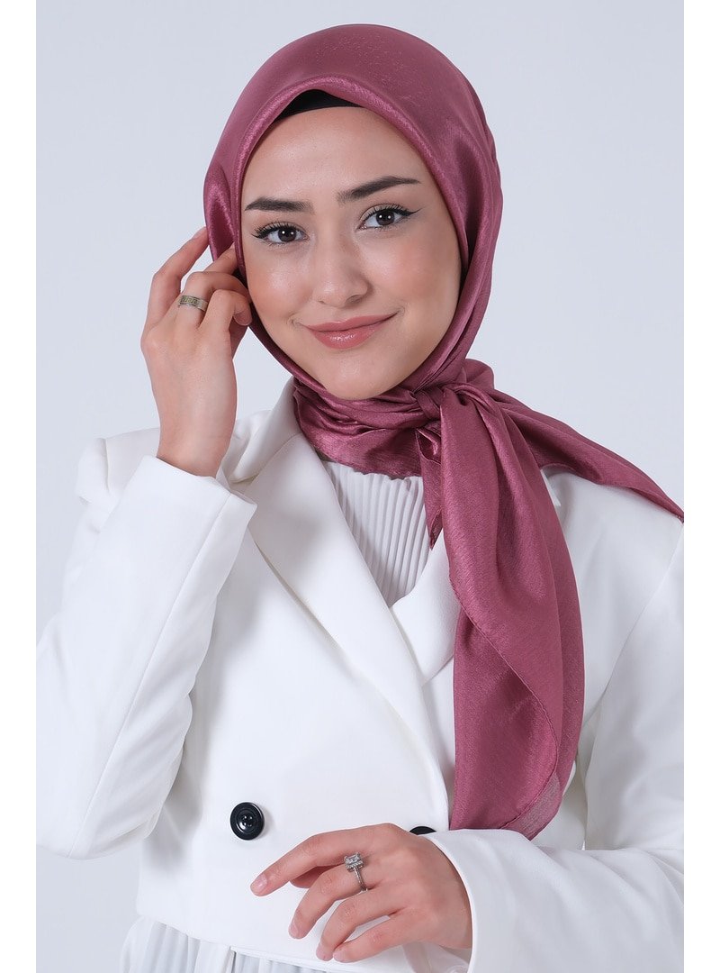 Harem Scarf Koyu Leylak Janjan Eşarp