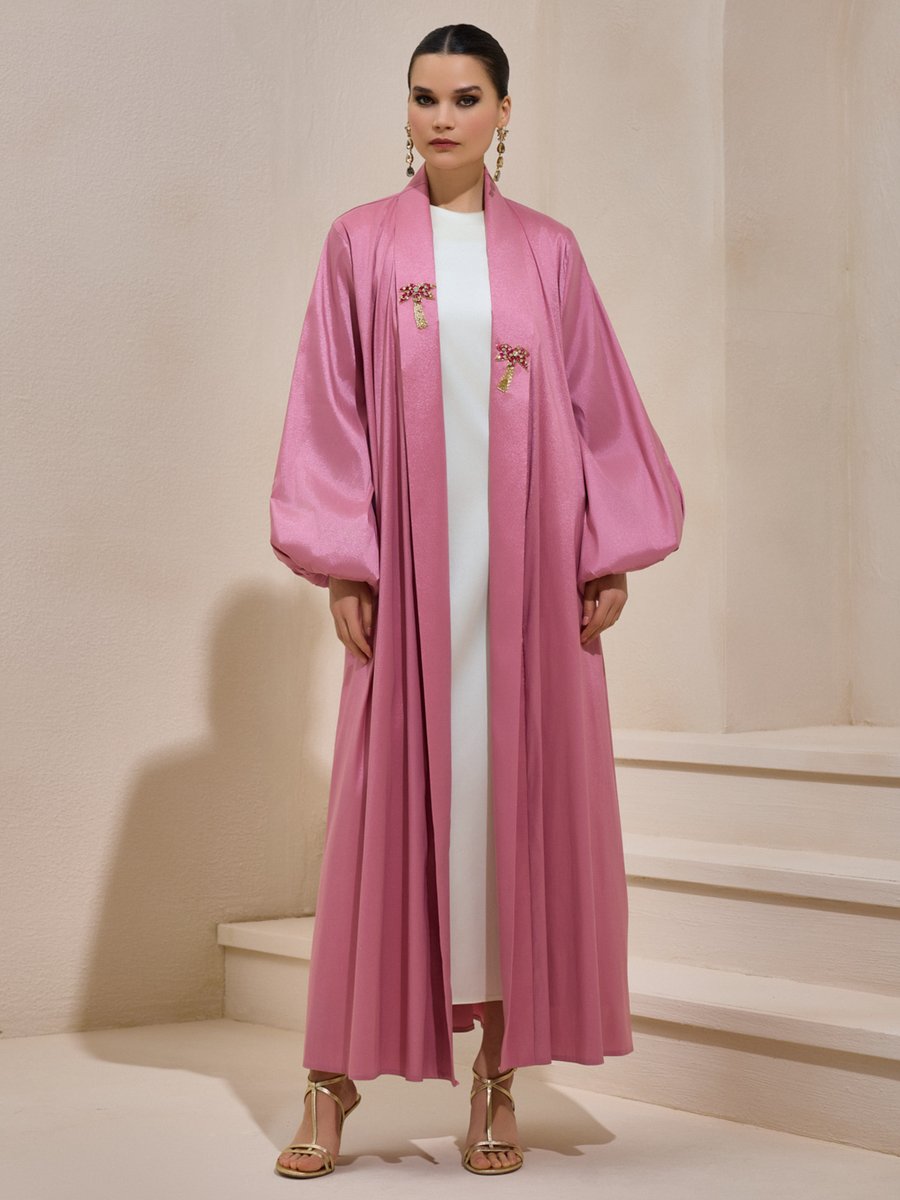 AL SHEIKHA Pudra Taffeta Palm Abaya