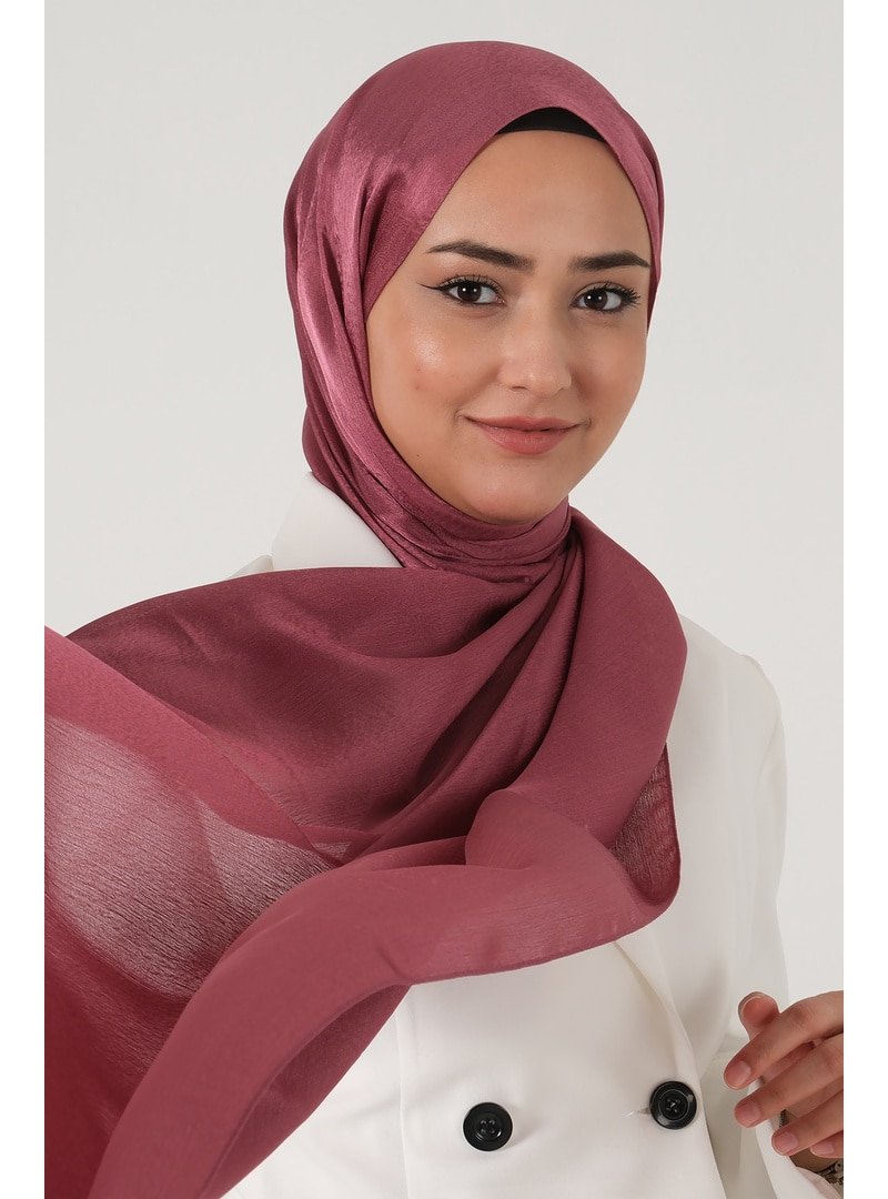 Harem Scarf Koyu Leylak Janjan Şal