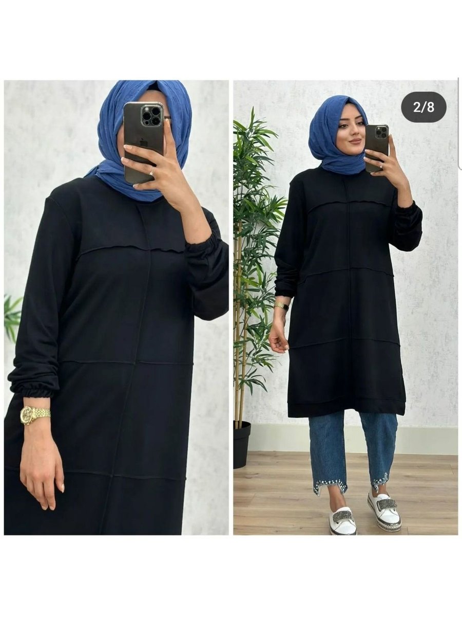 Ggmm Çimalı Kristal Kumaş Tunik