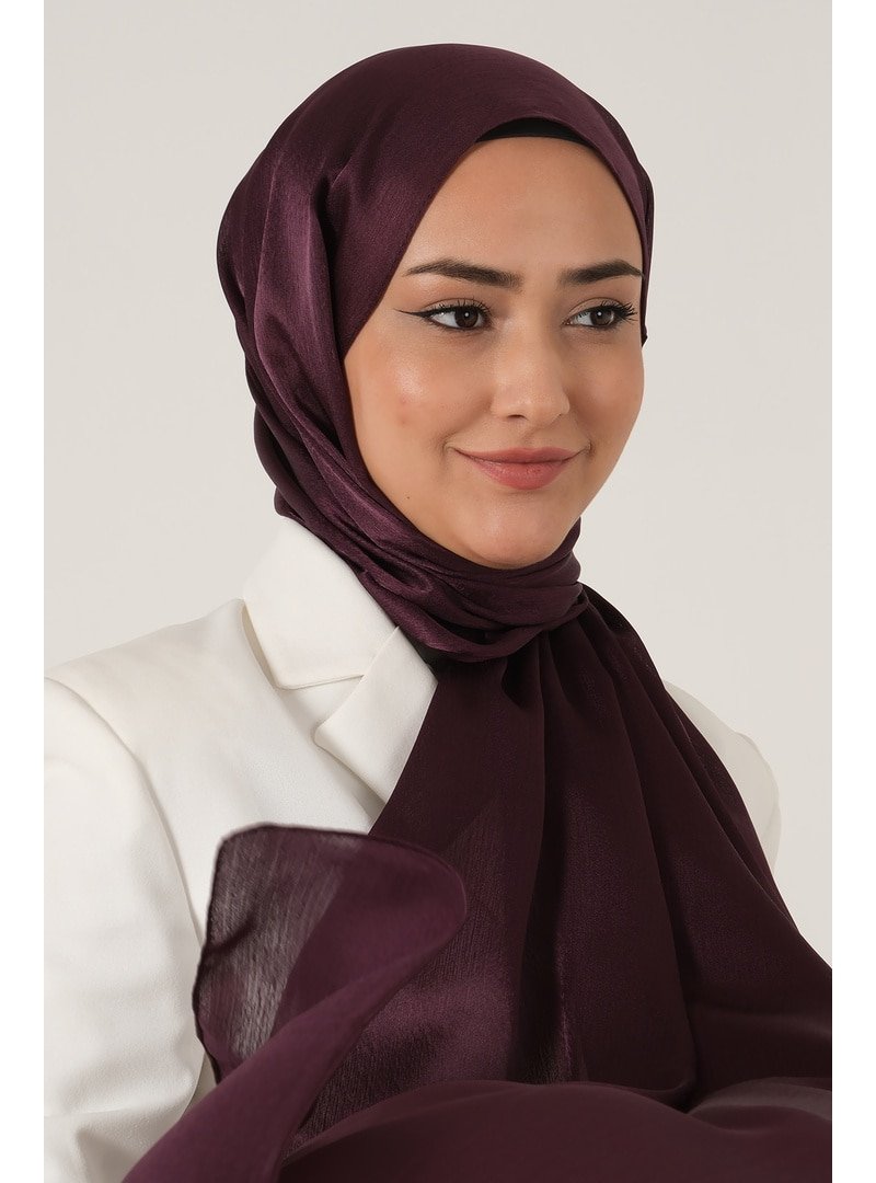 Harem Scarf Koyu Mürdüm Janjan Şal