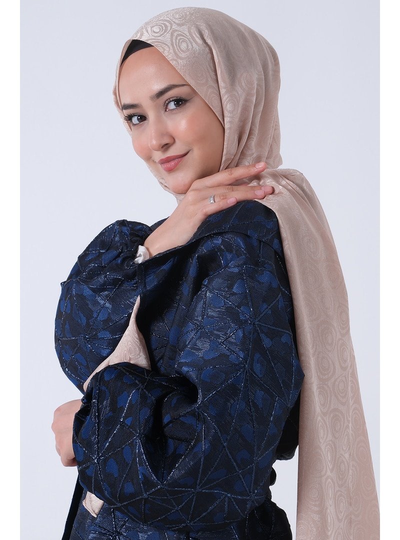 Harem Scarf Bej Nefes Jakar Şal