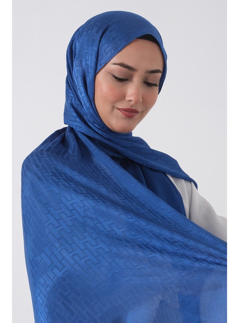 Harem Scarf İndigo Nisa Jakar Şal