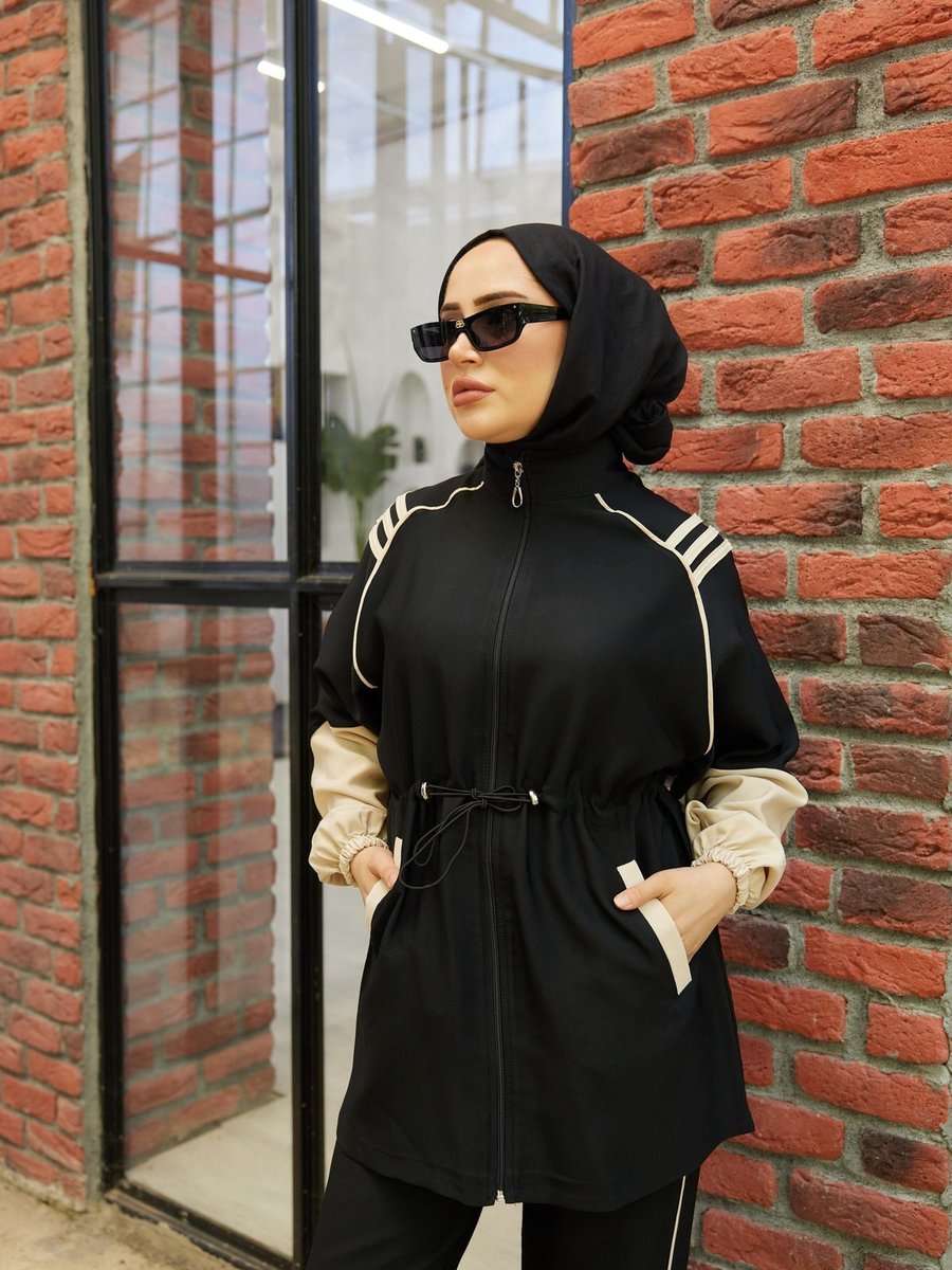 Mimi Luxury Wear Eşofman Fermuarlı İkili Takımı