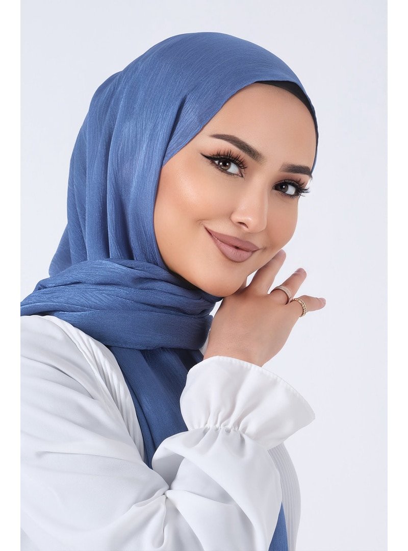 Harem Scarf İndigo Ağaçkabuğu Şal