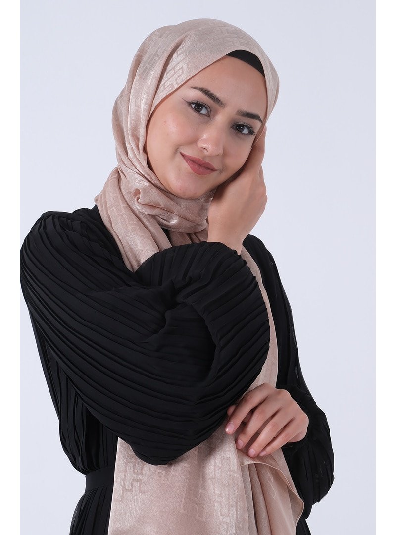 Harem Scarf Bej Nisa Jakar Şal