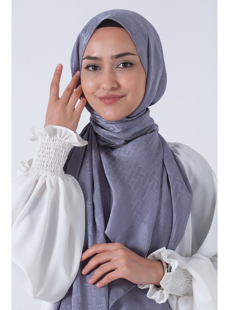 Harem Scarf Gri Nisa Jakar Şal