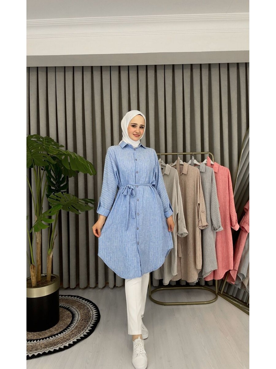 Melisa Boutique By Selma Özkan Simliçizgili Gömlek