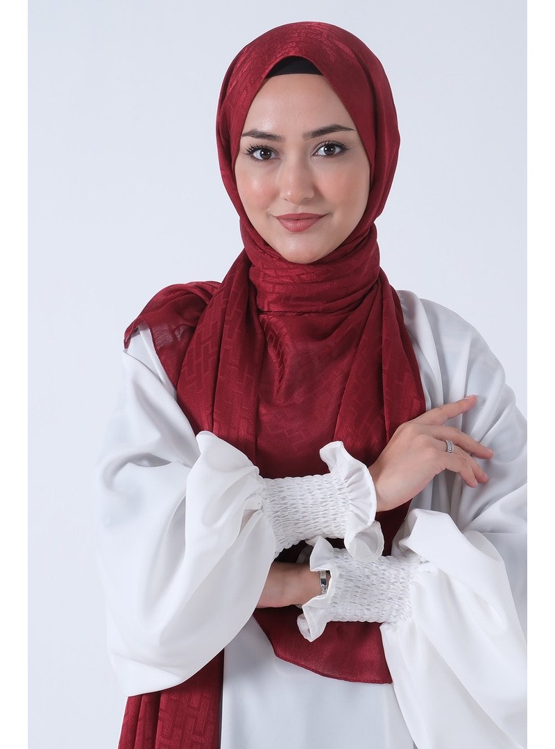 Harem Scarf Bordo Nisa Jakar Şal