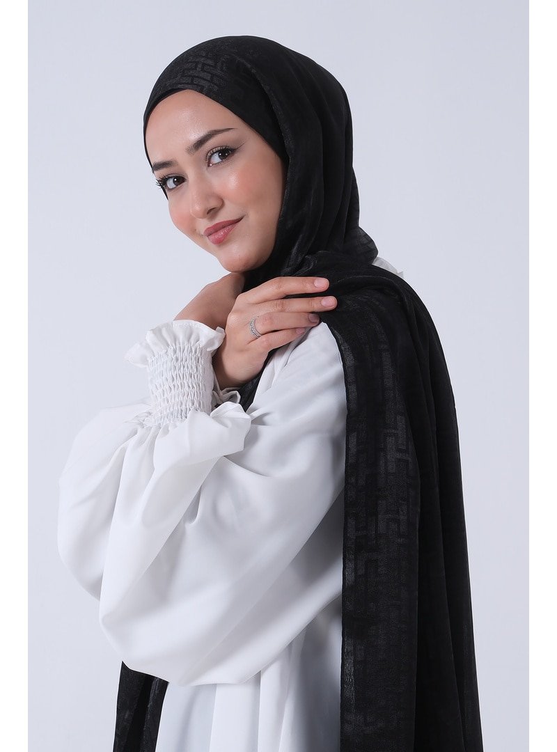 Harem Scarf Siyah Nisa Jakar Şal