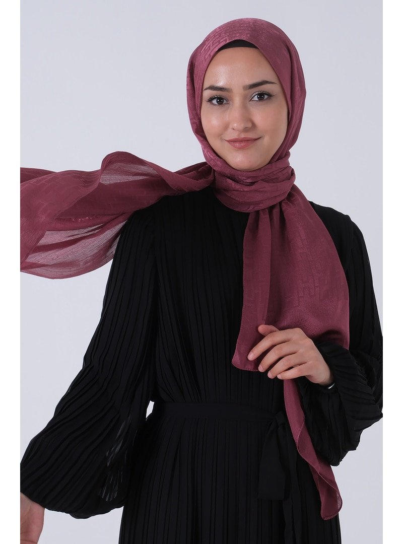 Harem Scarf Koyu Leylak Nisa Jakar Şal