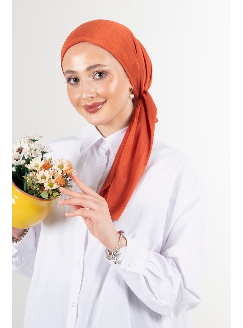 Harem Scarf Kiremit Brisa Vual Eşarp