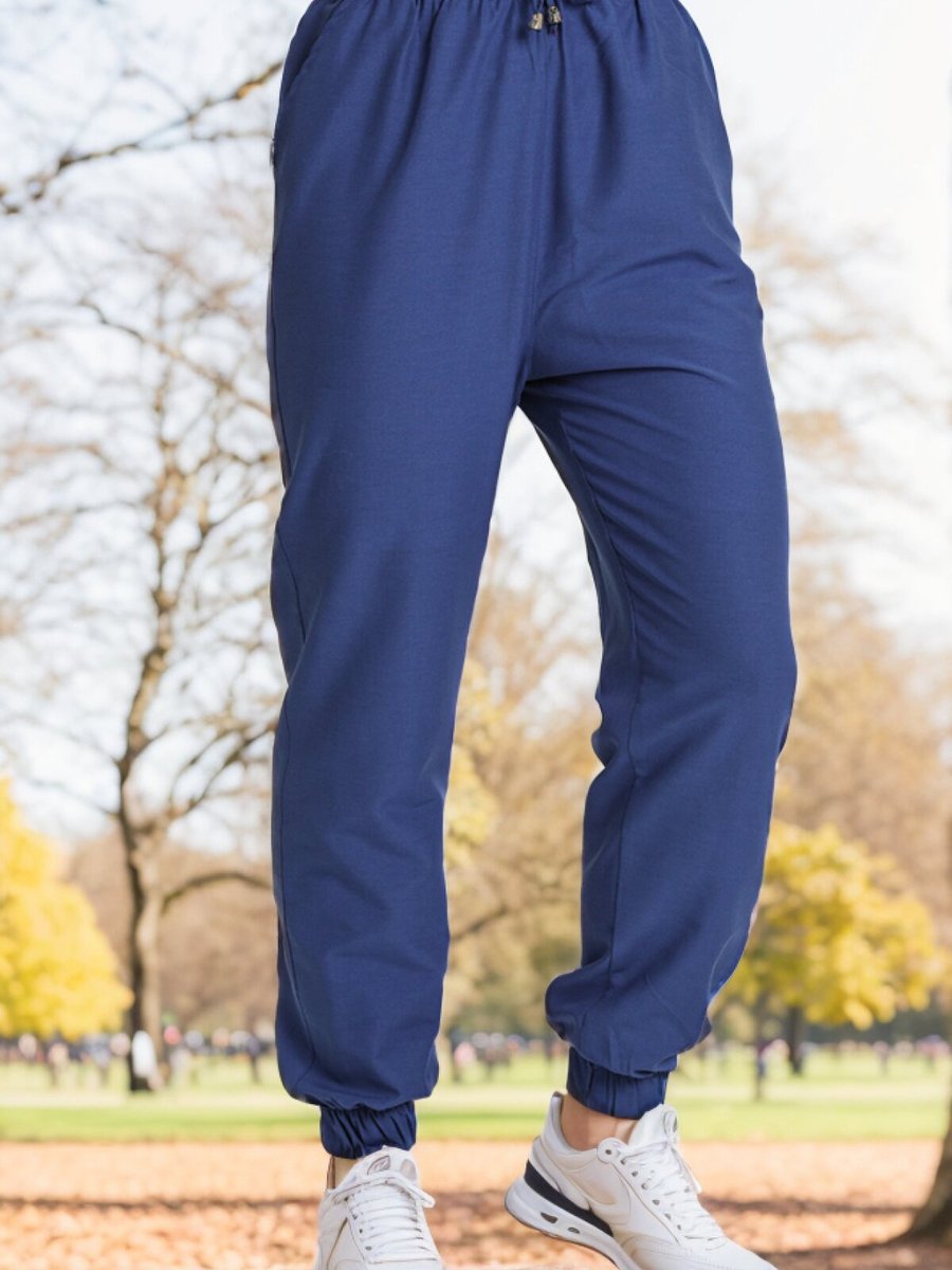 Layda Moda İndigo Cepli Jogger Pantolon