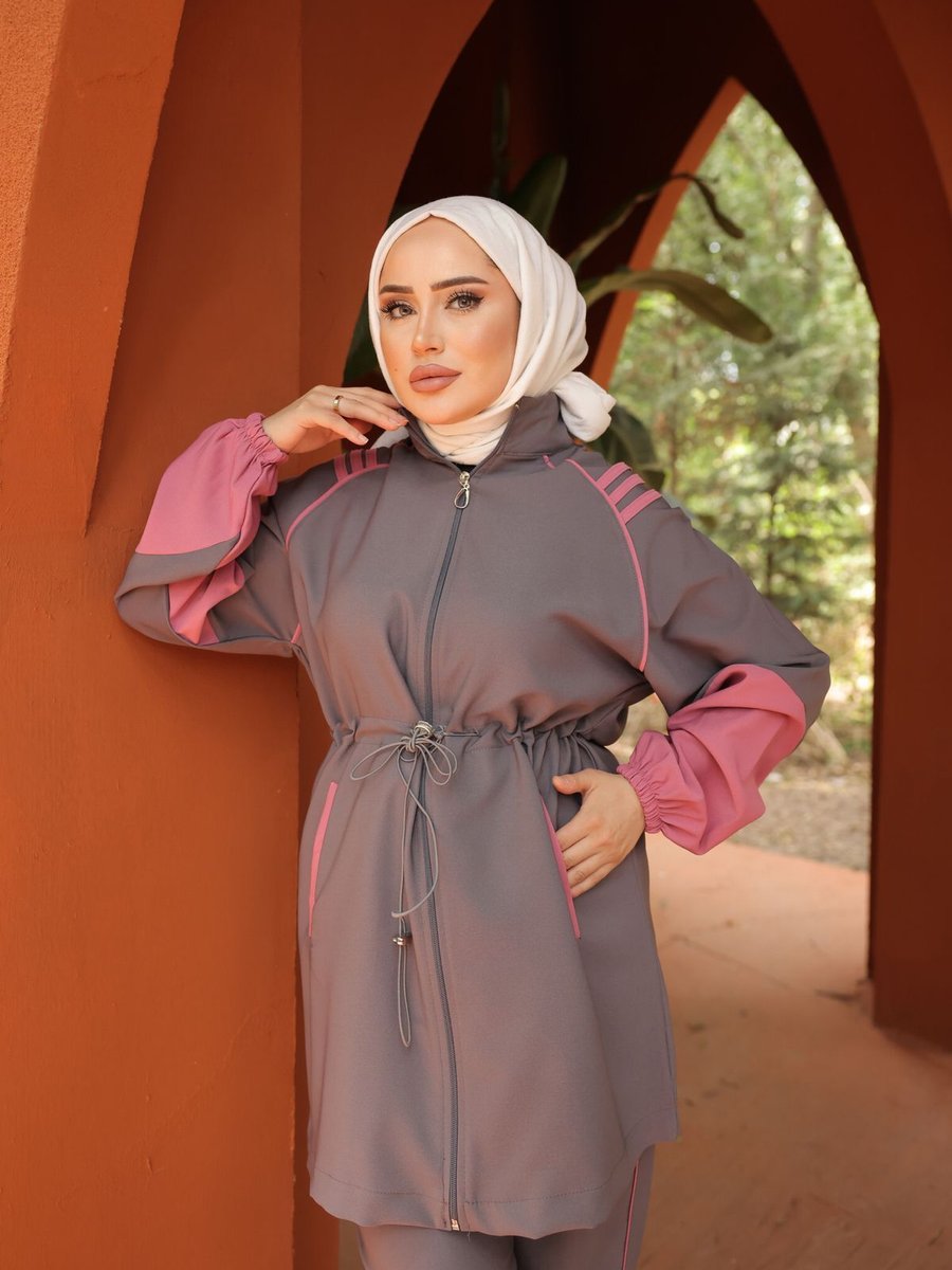 Mimi Luxury Wear Eşofman Fermuarlı İkili Takımı