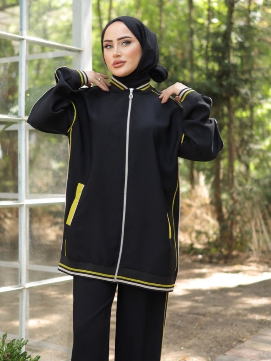 Mimi Luxury Wear Eşofman Fermuarlı İkili Takımı