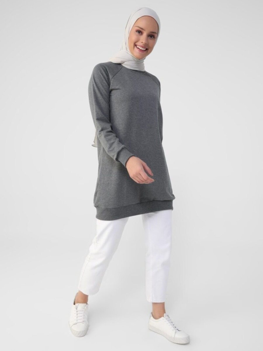 Refka Basic Sweatshirt Antrasit