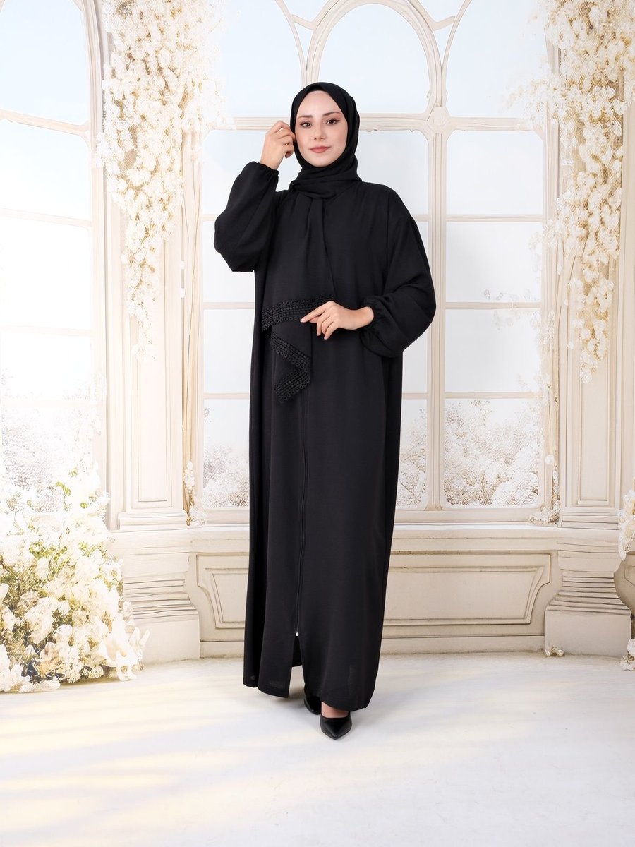 Rimel Moda Namaz Elbisesi Siyah