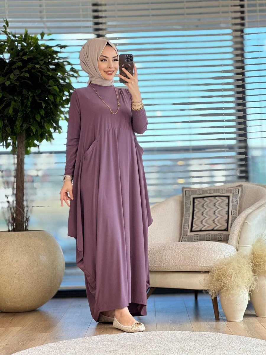 Alanurmoda Sandy Rahat Kesim Elbise