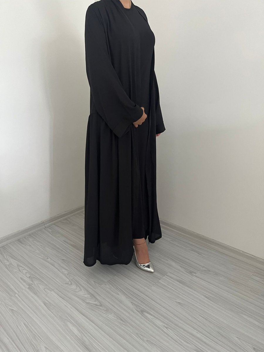 Bffco Krep Kumaş Abaya